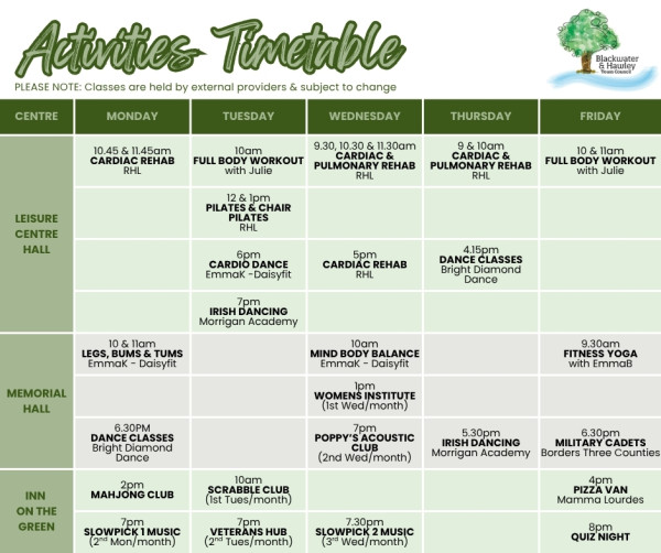 Timetable (Apr26)